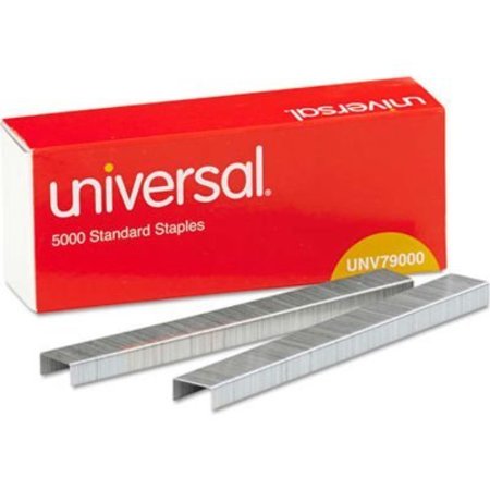 UNIVERSAL Universal Standard Chisel Point 210 Strip Count Staples, 5,000/Box, 5 Boxes per Pack UNV79000VP***